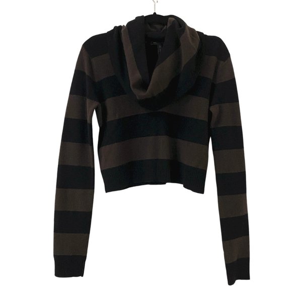 BCBGMaxAzria Cropped Cowl Neck Samira Sweater - size: Small - Picture 3 of 9